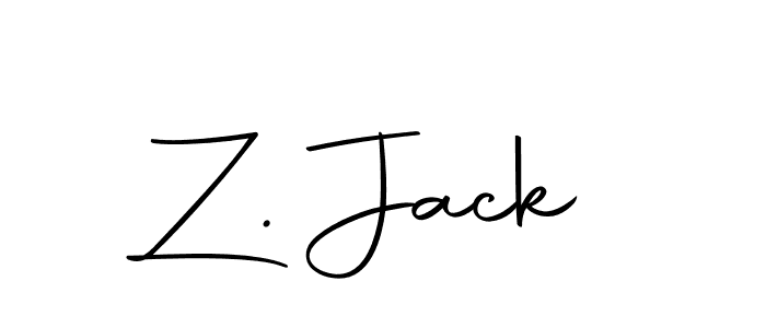 Here are the top 10 professional signature styles for the name Z. Jack. These are the best autograph styles you can use for your name. Z. Jack signature style 10 images and pictures png