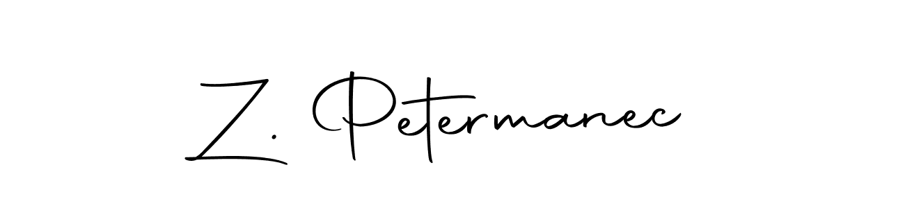 Make a beautiful signature design for name Z. Petermanec. With this signature (Autography-DOLnW) style, you can create a handwritten signature for free. Z. Petermanec signature style 10 images and pictures png