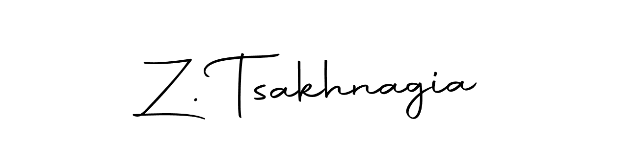 How to make Z. Tsakhnagia signature? Autography-DOLnW is a professional autograph style. Create handwritten signature for Z. Tsakhnagia name. Z. Tsakhnagia signature style 10 images and pictures png