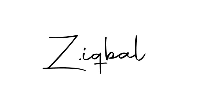 Use a signature maker to create a handwritten signature online. With this signature software, you can design (Autography-DOLnW) your own signature for name Z.iqbal. Z.iqbal signature style 10 images and pictures png