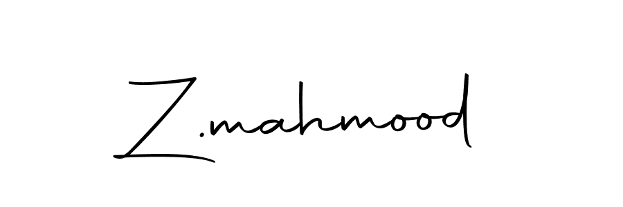 Create a beautiful signature design for name Z.mahmood. With this signature (Autography-DOLnW) fonts, you can make a handwritten signature for free. Z.mahmood signature style 10 images and pictures png
