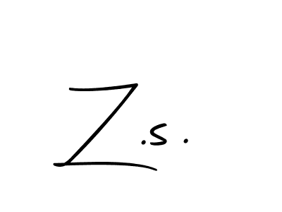 The best way (Autography-DOLnW) to make a short signature is to pick only two or three words in your name. The name Z.s. include a total of six letters. For converting this name. Z.s. signature style 10 images and pictures png