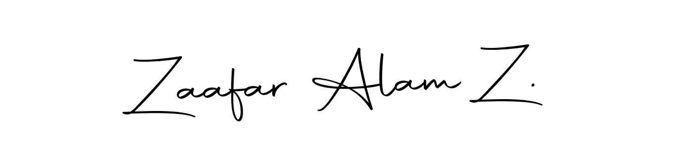 The best way (Autography-DOLnW) to make a short signature is to pick only two or three words in your name. The name Zaafar Alam Z. include a total of six letters. For converting this name. Zaafar Alam Z. signature style 10 images and pictures png