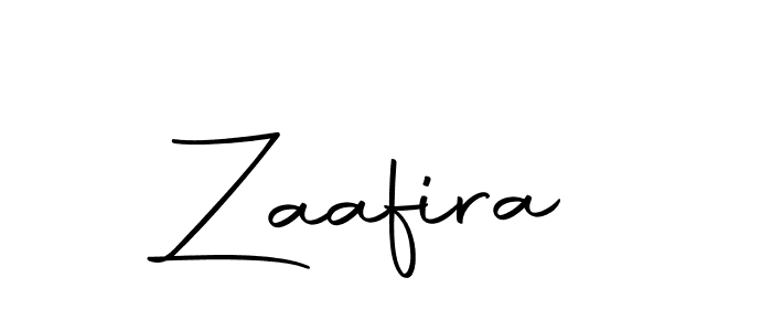 Zaafira stylish signature style. Best Handwritten Sign (Autography-DOLnW) for my name. Handwritten Signature Collection Ideas for my name Zaafira. Zaafira signature style 10 images and pictures png