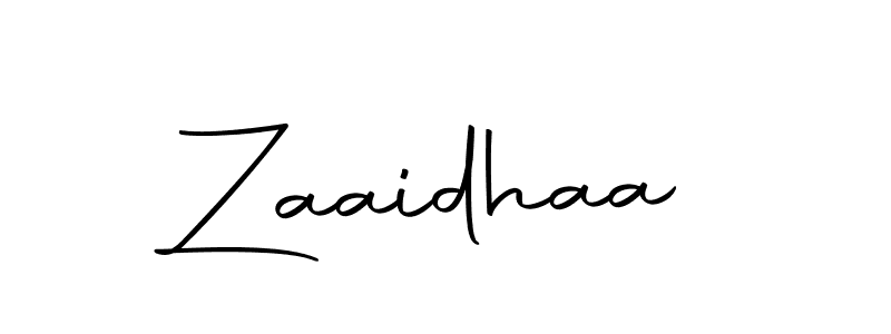 Also we have Zaaidhaa name is the best signature style. Create professional handwritten signature collection using Autography-DOLnW autograph style. Zaaidhaa signature style 10 images and pictures png