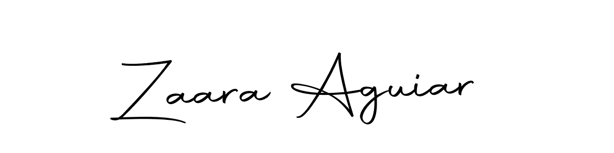 Create a beautiful signature design for name Zaara Aguiar. With this signature (Autography-DOLnW) fonts, you can make a handwritten signature for free. Zaara Aguiar signature style 10 images and pictures png