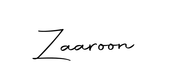 You should practise on your own different ways (Autography-DOLnW) to write your name (Zaaroon) in signature. don't let someone else do it for you. Zaaroon signature style 10 images and pictures png