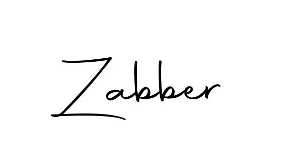 Similarly Autography-DOLnW is the best handwritten signature design. Signature creator online .You can use it as an online autograph creator for name Zabber. Zabber signature style 10 images and pictures png
