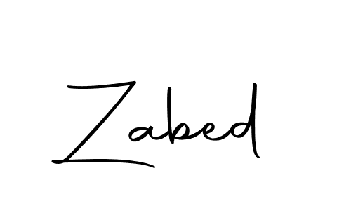 Use a signature maker to create a handwritten signature online. With this signature software, you can design (Autography-DOLnW) your own signature for name Zabed. Zabed signature style 10 images and pictures png