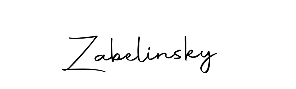 The best way (Autography-DOLnW) to make a short signature is to pick only two or three words in your name. The name Zabelinsky include a total of six letters. For converting this name. Zabelinsky signature style 10 images and pictures png