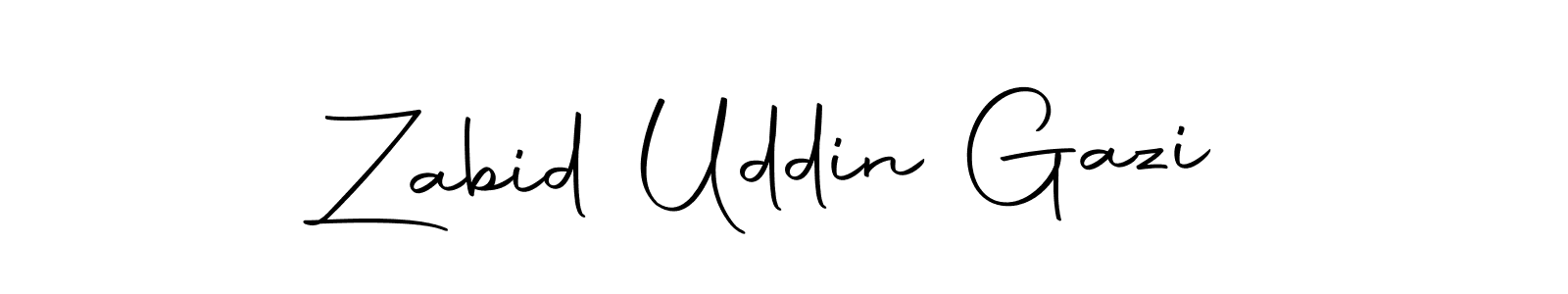 Zabid Uddin Gazi stylish signature style. Best Handwritten Sign (Autography-DOLnW) for my name. Handwritten Signature Collection Ideas for my name Zabid Uddin Gazi. Zabid Uddin Gazi signature style 10 images and pictures png
