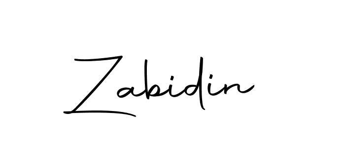 Zabidin stylish signature style. Best Handwritten Sign (Autography-DOLnW) for my name. Handwritten Signature Collection Ideas for my name Zabidin. Zabidin signature style 10 images and pictures png