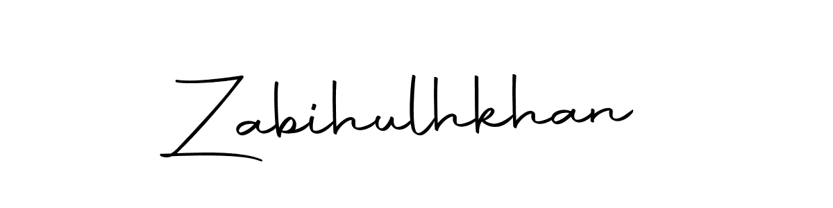 It looks lik you need a new signature style for name Zabihulhkhan. Design unique handwritten (Autography-DOLnW) signature with our free signature maker in just a few clicks. Zabihulhkhan signature style 10 images and pictures png