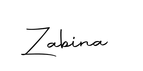 Also we have Zabina name is the best signature style. Create professional handwritten signature collection using Autography-DOLnW autograph style. Zabina signature style 10 images and pictures png