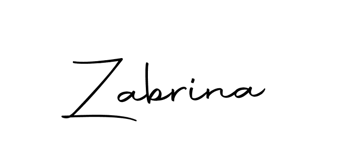 Create a beautiful signature design for name Zabrina. With this signature (Autography-DOLnW) fonts, you can make a handwritten signature for free. Zabrina signature style 10 images and pictures png