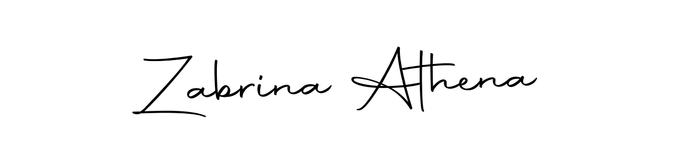 How to make Zabrina Athena signature? Autography-DOLnW is a professional autograph style. Create handwritten signature for Zabrina Athena name. Zabrina Athena signature style 10 images and pictures png