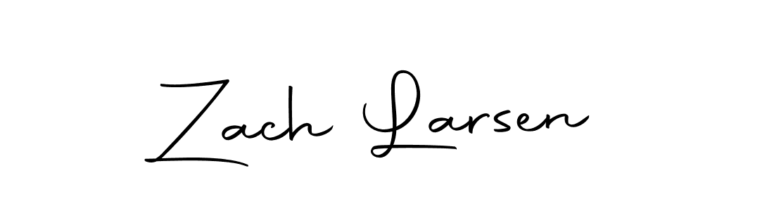 Create a beautiful signature design for name Zach Larsen. With this signature (Autography-DOLnW) fonts, you can make a handwritten signature for free. Zach Larsen signature style 10 images and pictures png