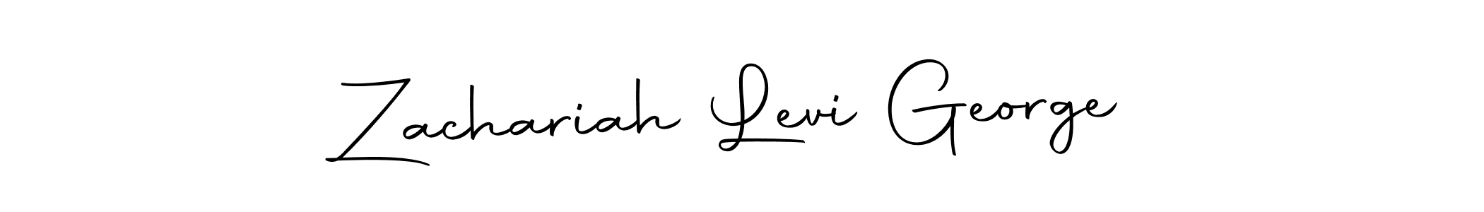 You should practise on your own different ways (Autography-DOLnW) to write your name (Zachariah Levi George) in signature. don't let someone else do it for you. Zachariah Levi George signature style 10 images and pictures png