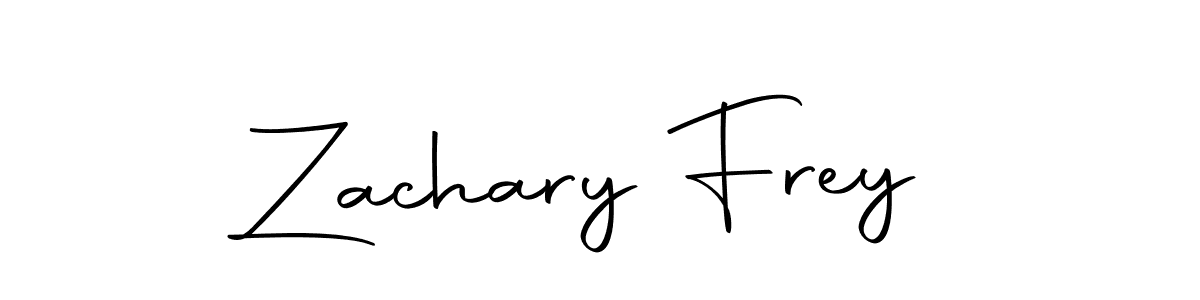 Use a signature maker to create a handwritten signature online. With this signature software, you can design (Autography-DOLnW) your own signature for name Zachary Frey. Zachary Frey signature style 10 images and pictures png