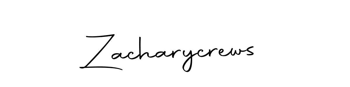 You can use this online signature creator to create a handwritten signature for the name Zacharycrews. This is the best online autograph maker. Zacharycrews signature style 10 images and pictures png