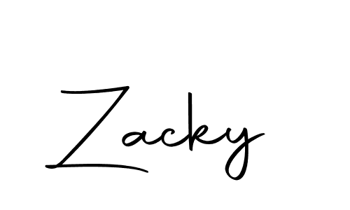 Zacky stylish signature style. Best Handwritten Sign (Autography-DOLnW) for my name. Handwritten Signature Collection Ideas for my name Zacky. Zacky signature style 10 images and pictures png