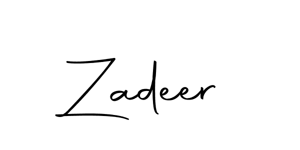 Autography-DOLnW is a professional signature style that is perfect for those who want to add a touch of class to their signature. It is also a great choice for those who want to make their signature more unique. Get Zadeer name to fancy signature for free. Zadeer signature style 10 images and pictures png