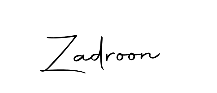 The best way (Autography-DOLnW) to make a short signature is to pick only two or three words in your name. The name Zadroon include a total of six letters. For converting this name. Zadroon signature style 10 images and pictures png