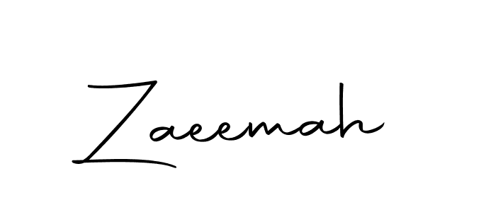 How to make Zaeemah name signature. Use Autography-DOLnW style for creating short signs online. This is the latest handwritten sign. Zaeemah signature style 10 images and pictures png