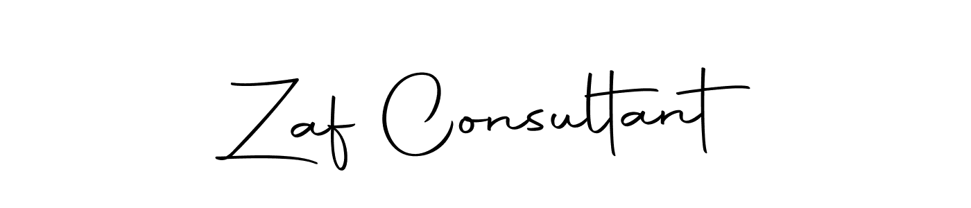 if you are searching for the best signature style for your name Zaf Consultant. so please give up your signature search. here we have designed multiple signature styles  using Autography-DOLnW. Zaf Consultant signature style 10 images and pictures png