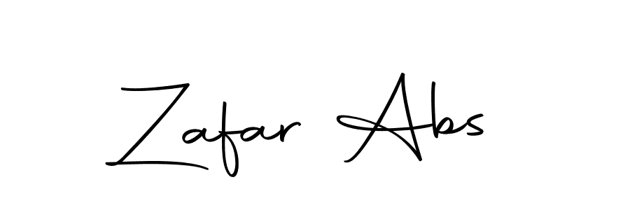 Use a signature maker to create a handwritten signature online. With this signature software, you can design (Autography-DOLnW) your own signature for name Zafar Abs. Zafar Abs signature style 10 images and pictures png