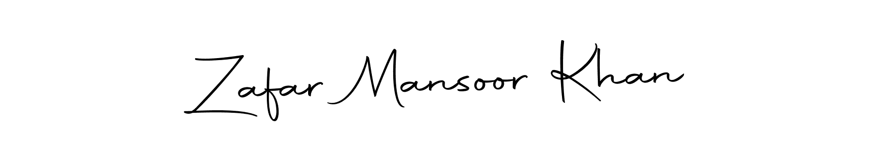 Make a short Zafar Mansoor Khan signature style. Manage your documents anywhere anytime using Autography-DOLnW. Create and add eSignatures, submit forms, share and send files easily. Zafar Mansoor Khan signature style 10 images and pictures png