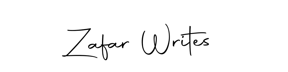 Create a beautiful signature design for name Zafar Writes. With this signature (Autography-DOLnW) fonts, you can make a handwritten signature for free. Zafar Writes signature style 10 images and pictures png