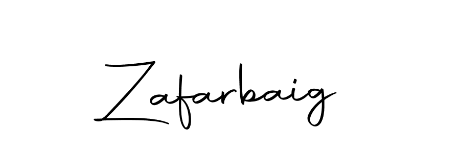 Make a beautiful signature design for name Zafarbaig. With this signature (Autography-DOLnW) style, you can create a handwritten signature for free. Zafarbaig signature style 10 images and pictures png