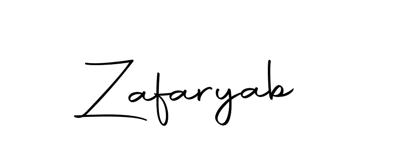 Make a beautiful signature design for name Zafaryab. Use this online signature maker to create a handwritten signature for free. Zafaryab signature style 10 images and pictures png
