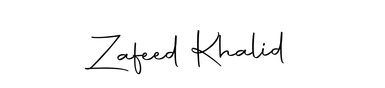 The best way (Autography-DOLnW) to make a short signature is to pick only two or three words in your name. The name Zafeed Khalid include a total of six letters. For converting this name. Zafeed Khalid signature style 10 images and pictures png