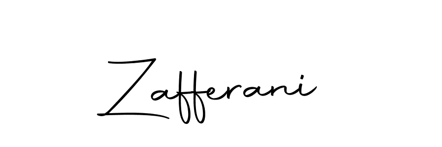 How to make Zafferani signature? Autography-DOLnW is a professional autograph style. Create handwritten signature for Zafferani name. Zafferani signature style 10 images and pictures png