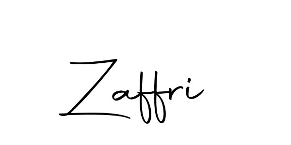 Design your own signature with our free online signature maker. With this signature software, you can create a handwritten (Autography-DOLnW) signature for name Zaffri. Zaffri signature style 10 images and pictures png