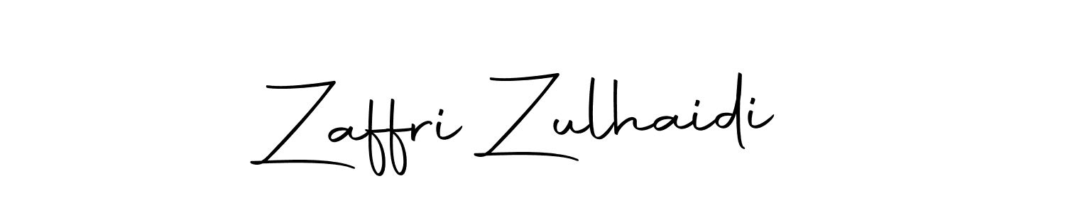 Make a beautiful signature design for name Zaffri Zulhaidi. With this signature (Autography-DOLnW) style, you can create a handwritten signature for free. Zaffri Zulhaidi signature style 10 images and pictures png