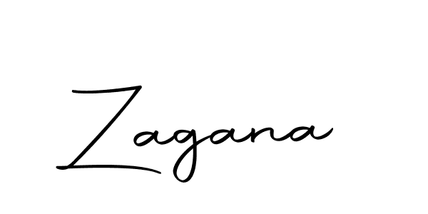 Zagana stylish signature style. Best Handwritten Sign (Autography-DOLnW) for my name. Handwritten Signature Collection Ideas for my name Zagana. Zagana signature style 10 images and pictures png