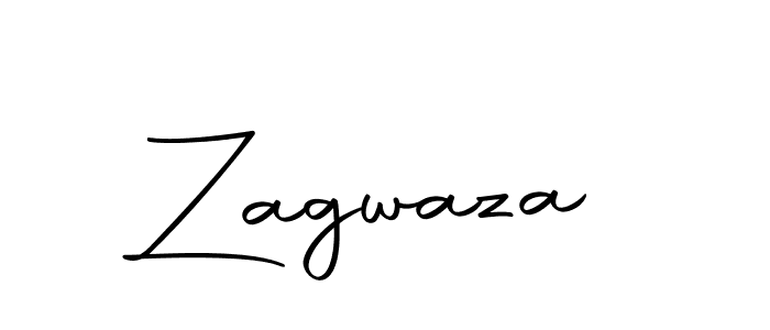 You should practise on your own different ways (Autography-DOLnW) to write your name (Zagwaza) in signature. don't let someone else do it for you. Zagwaza signature style 10 images and pictures png