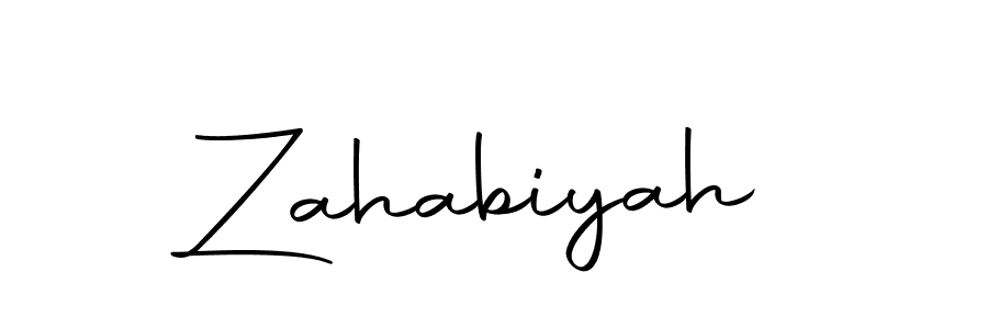 It looks lik you need a new signature style for name Zahabiyah. Design unique handwritten (Autography-DOLnW) signature with our free signature maker in just a few clicks. Zahabiyah signature style 10 images and pictures png