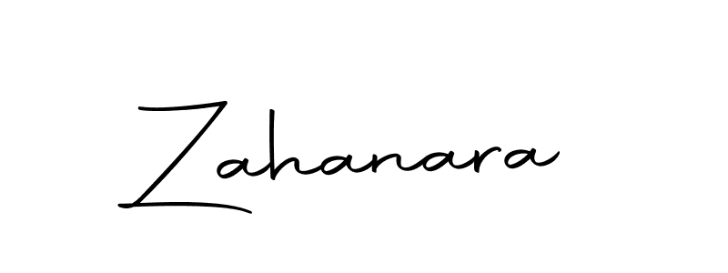 Make a beautiful signature design for name Zahanara. With this signature (Autography-DOLnW) style, you can create a handwritten signature for free. Zahanara signature style 10 images and pictures png
