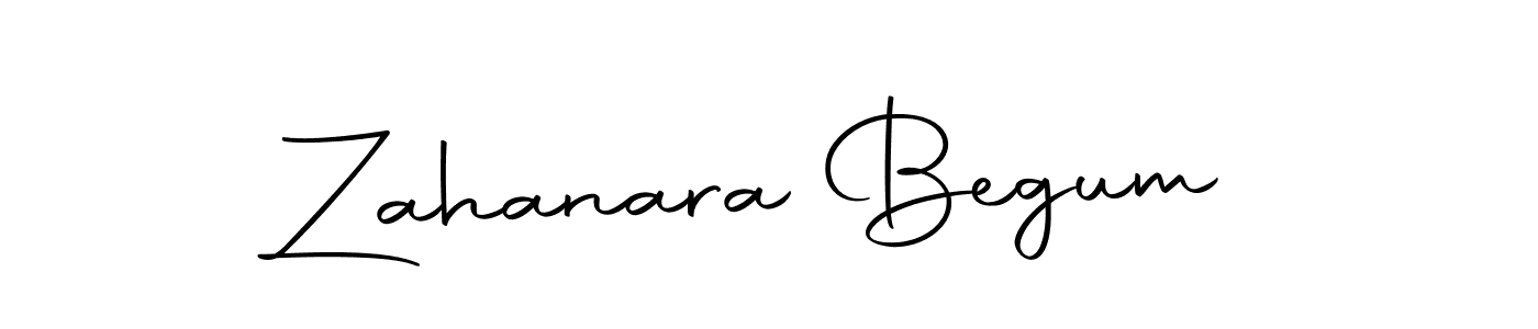 Make a beautiful signature design for name Zahanara Begum. With this signature (Autography-DOLnW) style, you can create a handwritten signature for free. Zahanara Begum signature style 10 images and pictures png