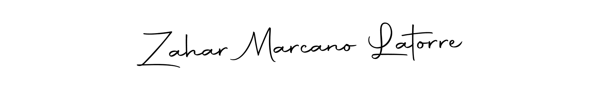 Also we have Zahar Marcano Latorre name is the best signature style. Create professional handwritten signature collection using Autography-DOLnW autograph style. Zahar Marcano Latorre signature style 10 images and pictures png