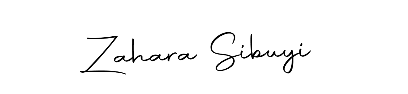 Create a beautiful signature design for name Zahara Sibuyi. With this signature (Autography-DOLnW) fonts, you can make a handwritten signature for free. Zahara Sibuyi signature style 10 images and pictures png