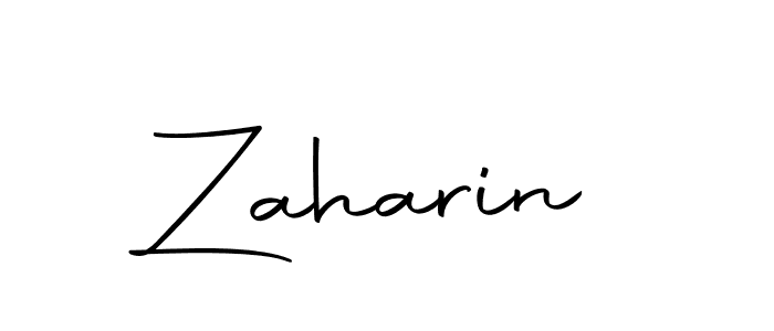 Create a beautiful signature design for name Zaharin. With this signature (Autography-DOLnW) fonts, you can make a handwritten signature for free. Zaharin signature style 10 images and pictures png