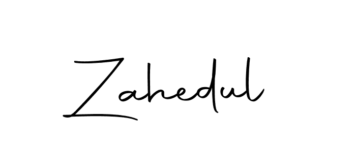 How to make Zahedul signature? Autography-DOLnW is a professional autograph style. Create handwritten signature for Zahedul name. Zahedul signature style 10 images and pictures png