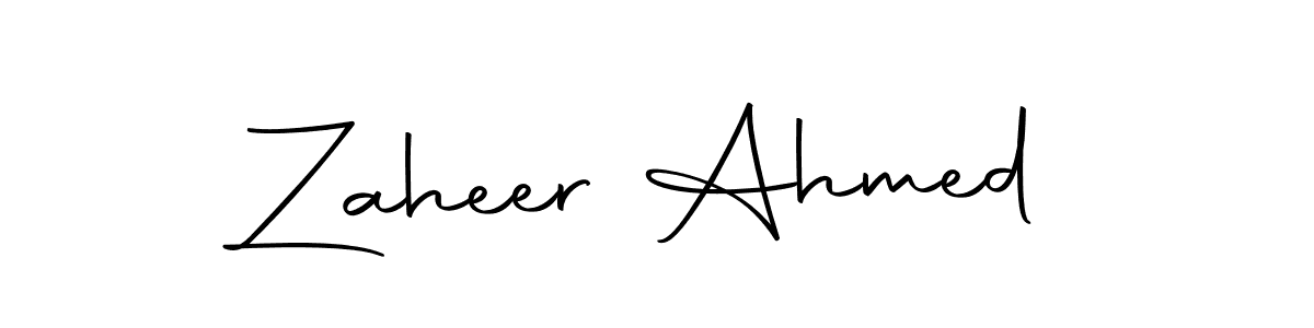 Make a short Zaheer Ahmed signature style. Manage your documents anywhere anytime using Autography-DOLnW. Create and add eSignatures, submit forms, share and send files easily. Zaheer Ahmed signature style 10 images and pictures png