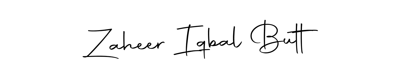 Create a beautiful signature design for name Zaheer Iqbal Butt. With this signature (Autography-DOLnW) fonts, you can make a handwritten signature for free. Zaheer Iqbal Butt signature style 10 images and pictures png