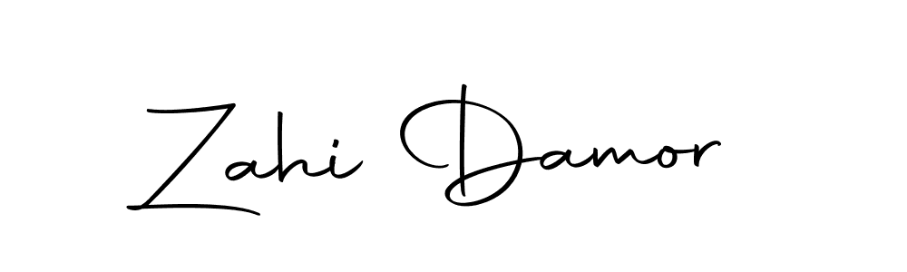 Use a signature maker to create a handwritten signature online. With this signature software, you can design (Autography-DOLnW) your own signature for name Zahi Damor. Zahi Damor signature style 10 images and pictures png